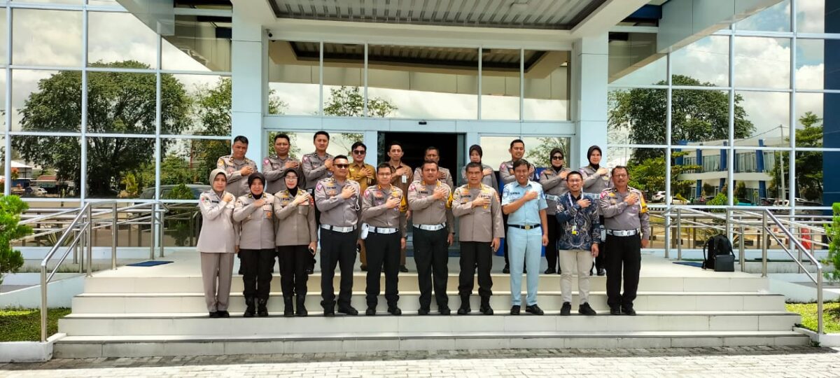 Kunjungan Puslitbang Korlantas Polri di Polda Kalsel