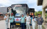 Gerakan Mudik Gratis Di Terminal Bus Lahat