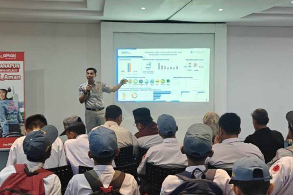 Pelajar SMK Tri Tunggal 45 Makassar