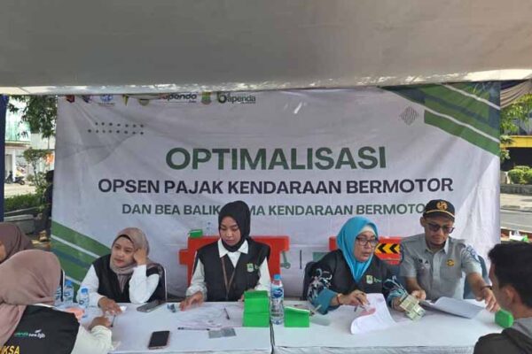 Samsat Karawang Gelar Operasi Gabungan